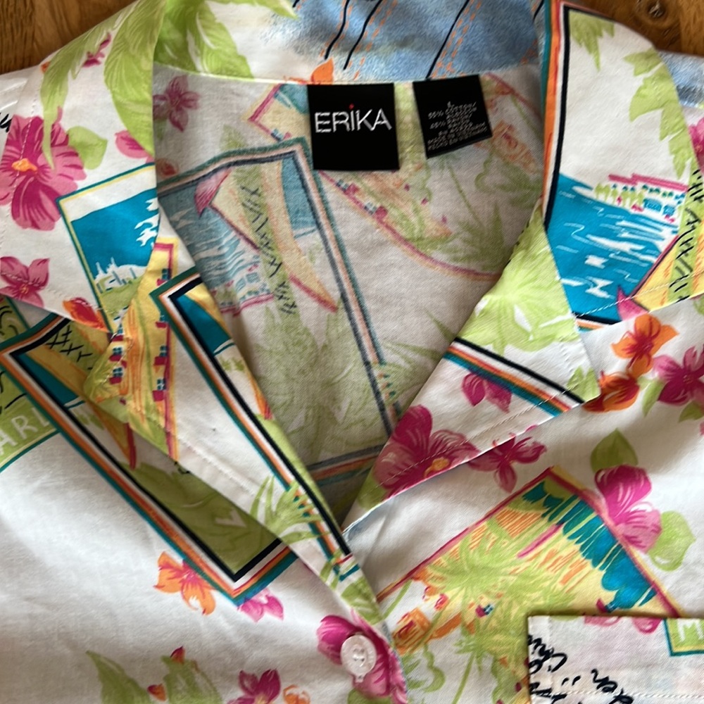 Vintage 90’s Hawaiian Camp Shirt - Picture 5 of 8